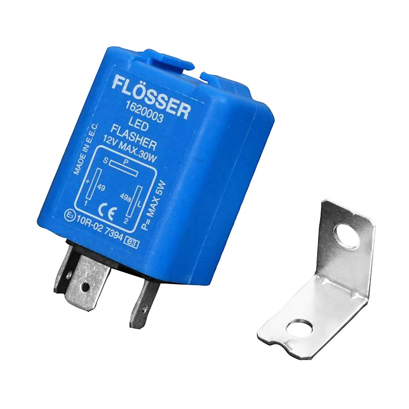 Centrale clignotante universelle 12V 30W 3 fiches-bornes pour clignotants à LEDs Flosser - vue 2