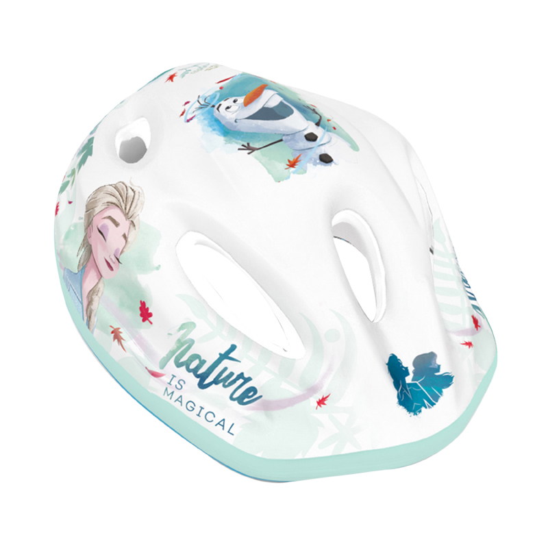 Casque vélo enfant Disney Frozen blanc taille 52-56 - vue 2