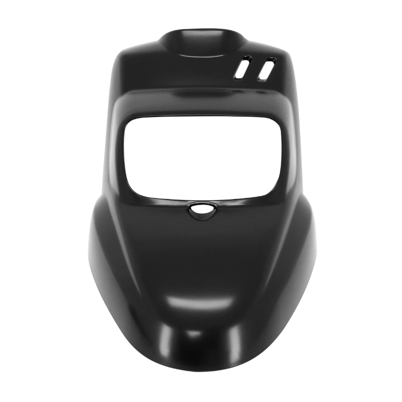 Carénage tablier avant scooter adaptable MBK 50 Booster 2004+ Yamaha 50 BWS 2004+ noir mat P2R - vue 2