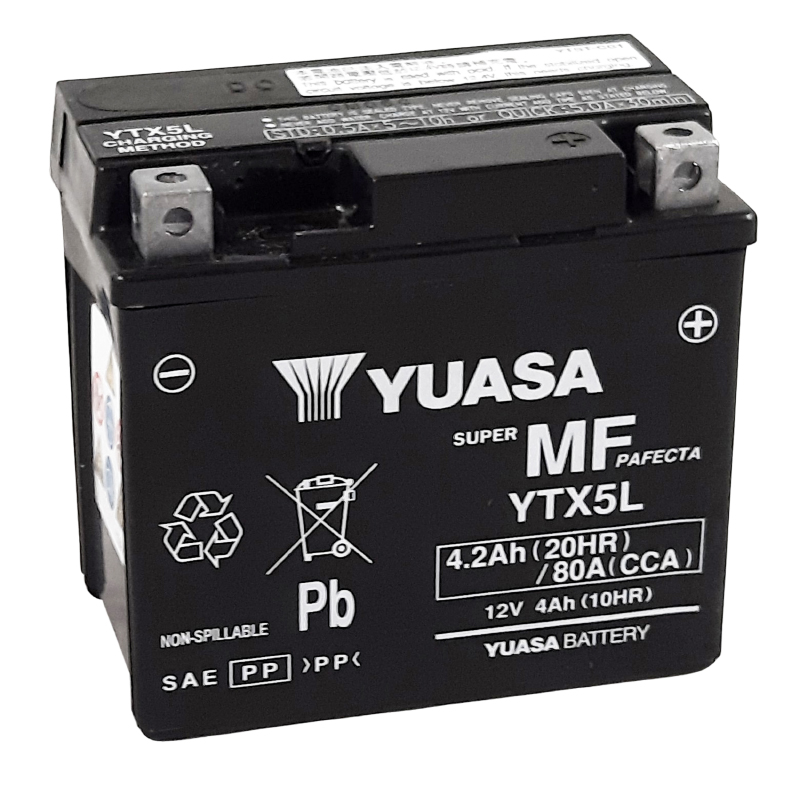 Batterie Yuasa YTX5L SLA AGM sans entretien - vue 3