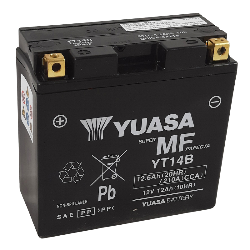 Batterie sans entretien Yuasa YT14B - vue 2