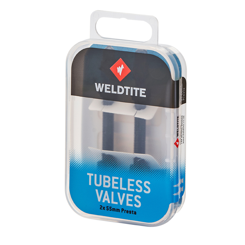 Présentoir PLV Weldtite bois tubeless complet (4x1L préventif tubeless - 8x240ml préventif tubeless - 12 kits de 2 valves tubeless - 7 fonds jante tubeless VTT - 4 fonds jante tubeless route) - vue 6