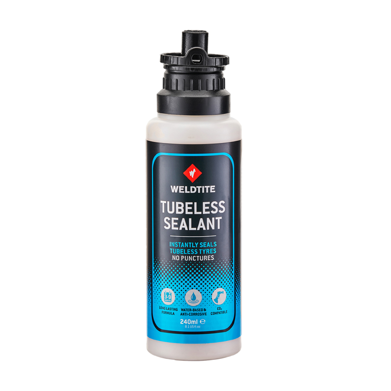 Présentoir PLV Weldtite bois tubeless complet (4x1L préventif tubeless - 8x240ml préventif tubeless - 12 kits de 2 valves tubeless - 7 fonds jante tubeless VTT - 4 fonds jante tubeless route) - vue 8