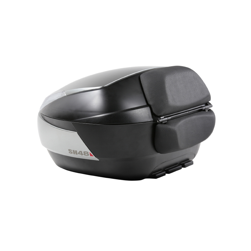 Top case Shad SH48 titanium 48L avec platine (contenance 2 casque integral) (l61xh31xp46cm) avec couvercle + double dosseret (D0B48406R) - vue 5