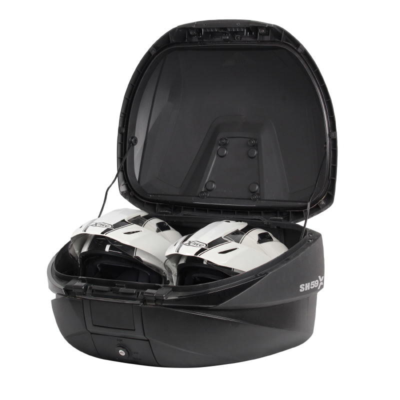 Top case Shad SH59X expandable aluminium 59L avec platine (3 volumes possibles 46-52-59L) contenance 2 casque integral (D0B59200) - vue 5