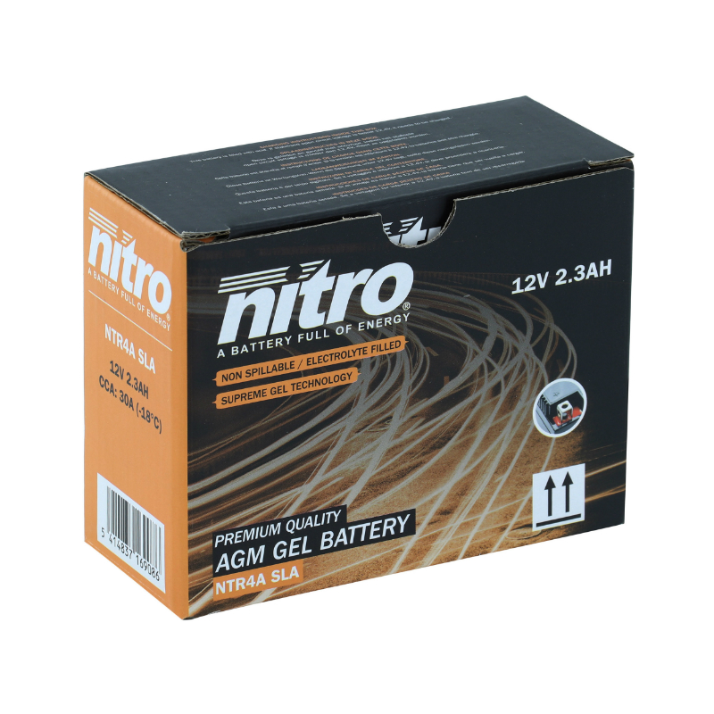 Batterie 12V 2,3 ah NTR4A Nitro sla sans entretien prete a l'emploi (lg112xl49xh86mm) (activee en usine-fa) - vue 2