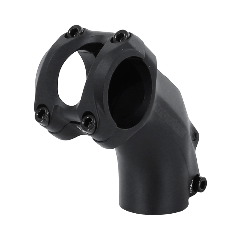Potence VTT urbain trekking Ergotec High Charisma relevé 45° aluminium noir 31.8 50 mm pour fourche 1"1/8 - vue 2