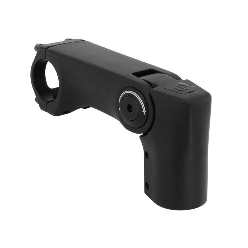 Potence VTT urbain trekking Ergotec réglable Sepia rehausse aluminium noir 31,8 110 mm pour fourche 1"1/8 - vue 2