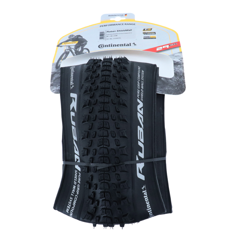 Pneu VTT 29 x 2.60 Continental Ruban Shield Wall noir tubeless ready TS 65-622 VAE - vue 2