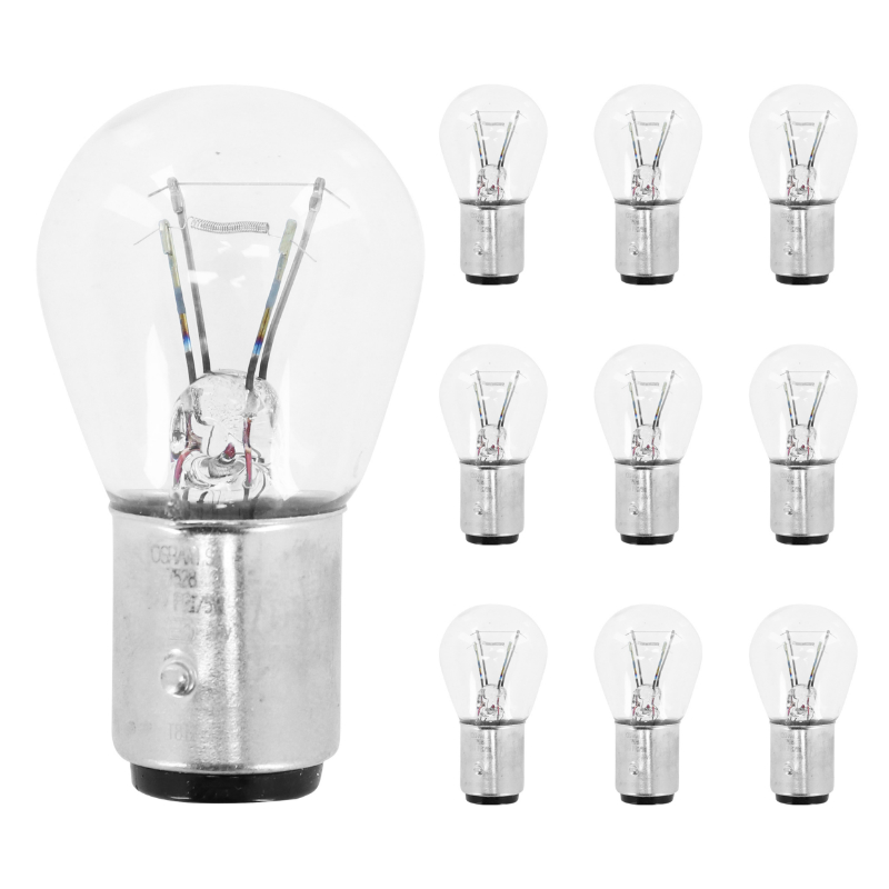 Osram Ampoule Stop 2 Fils 12V 21/5W Bay15d (x10) - vue 3