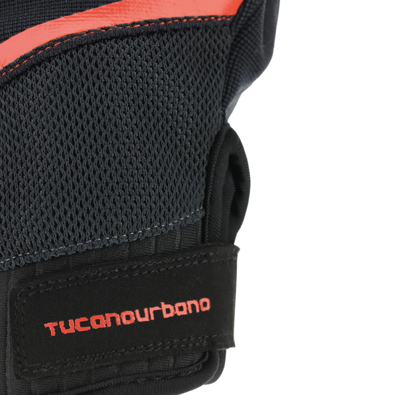 Gants all season tucano femme lady penna noir-rouge t 6,5 (XS) (homologue en 13594:2015-CE) (compatible ecran tactile) - vue 2