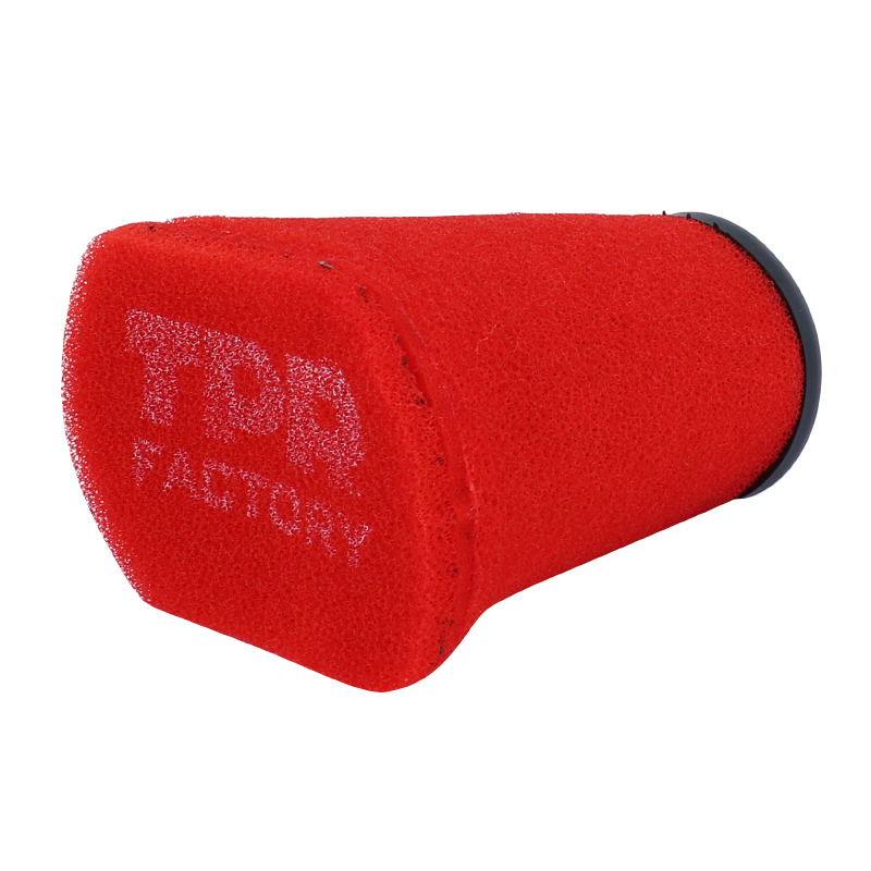 Filtre à air TOP PERFORMANCES mousse rouge TPR Factory Big diamètre 28-32-36-39-43 mm fixation droite - vue 2