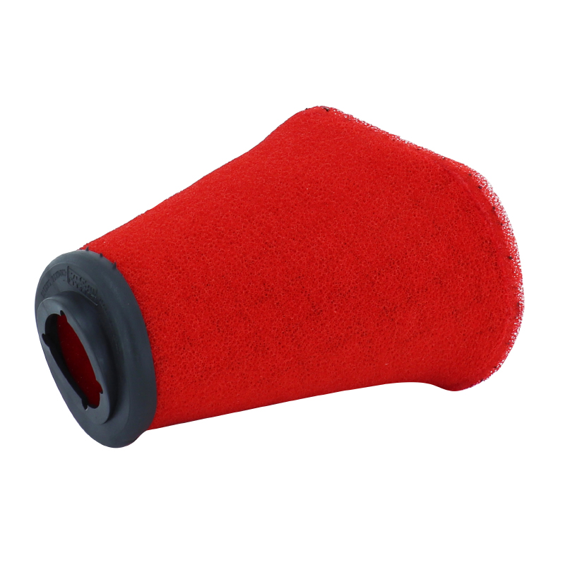 Filtre à air TOP PERFORMANCES mousse rouge TPR Factory Big diamètre 28-32-36-39-43 mm fixation droite - vue 3