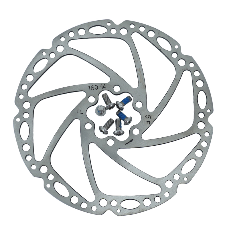 Disque de frein VTT 6 trous P2R 160 mm argent - vue 2