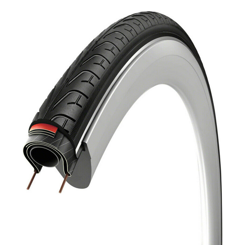Pneu VTC urbain 700 x 28 Vittoria randonneur noir TR (28-622) flanc réflex - vue 2