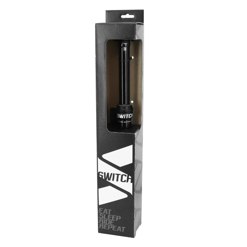 Tige de selle VTT telescopique Switch alu noir diam. 30,9 L400MM (reglage par cable externe 0-125MM) fixation cintre - vue 3