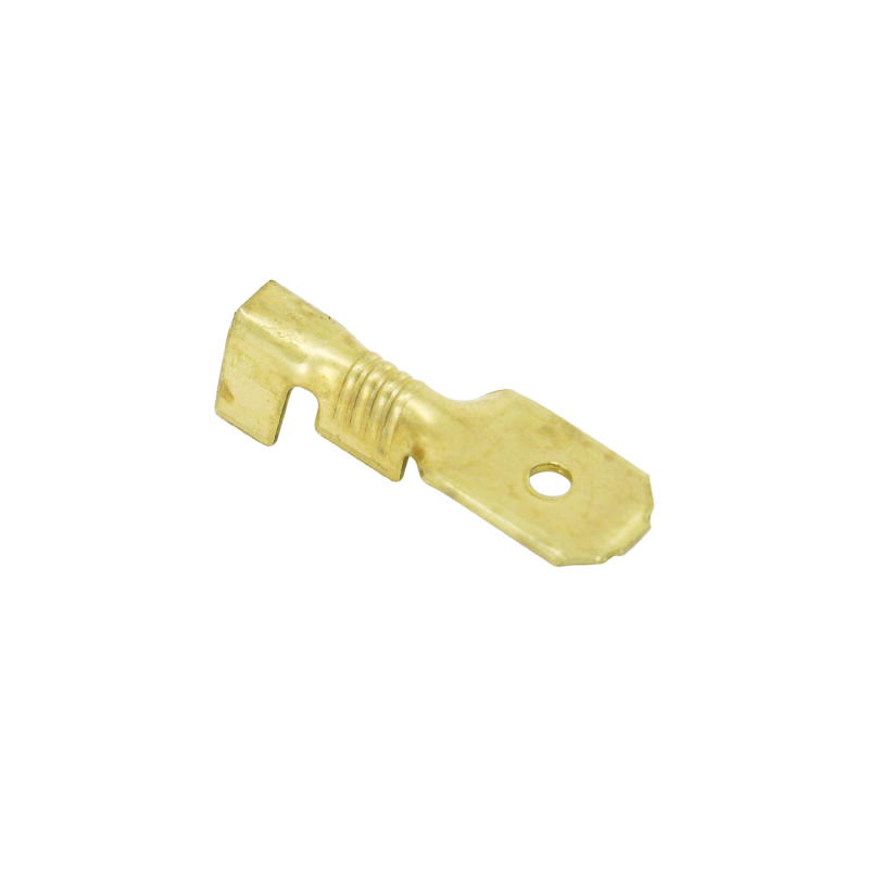 Cosse électrique laiton non isolée plate mâle 6.3 - Sélection P2R (sachet 100 pièces) - vue 3