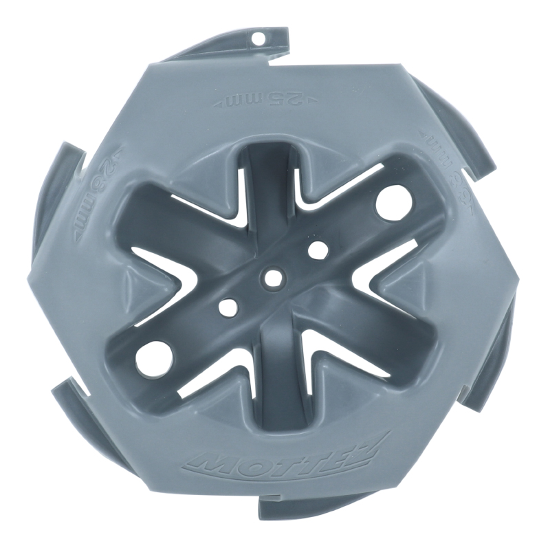 Support rangement trottinette gris MOTTEZ fixation au sol 38MM - 28MM - 25MM - vue 3