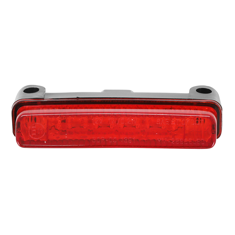 Feu arrière universel Replay à LEDs barrette rouge avec stop (6 LEDs rouges) L78MM H25MM homologué CE - vue 2