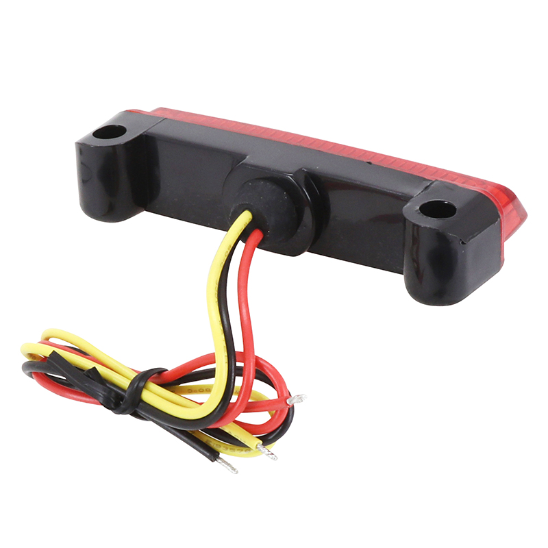 Feu arrière universel Replay à LEDs barrette rouge avec stop (6 LEDs rouges) L78MM H25MM homologué CE - vue 3