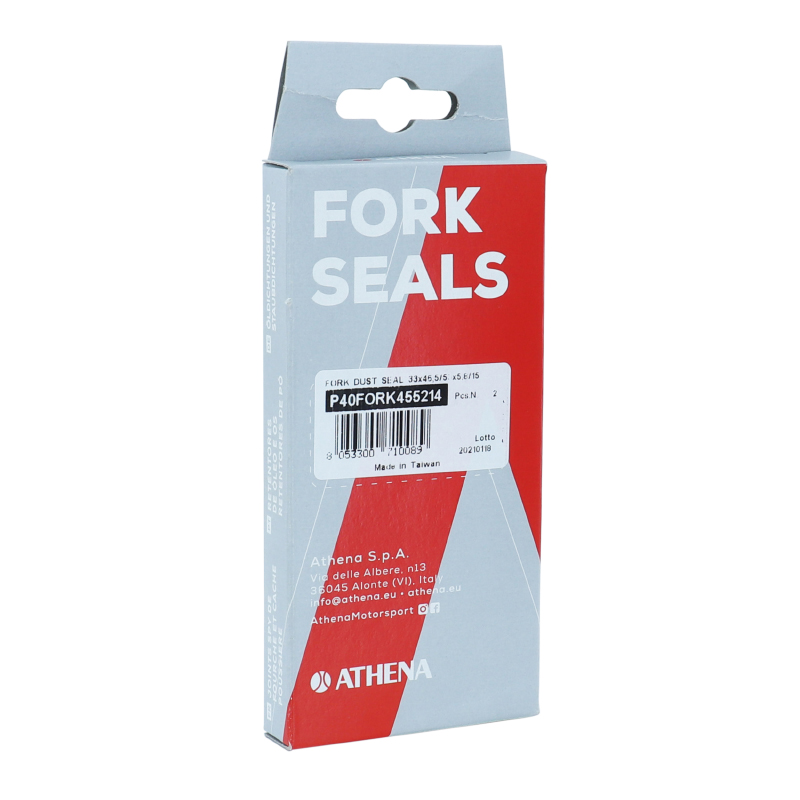 Joint spi de fourche Athena Honda 125-150 SH i 2005+ diam 33 x 46,5-53 x 5,8-15 (paire) - vue 3