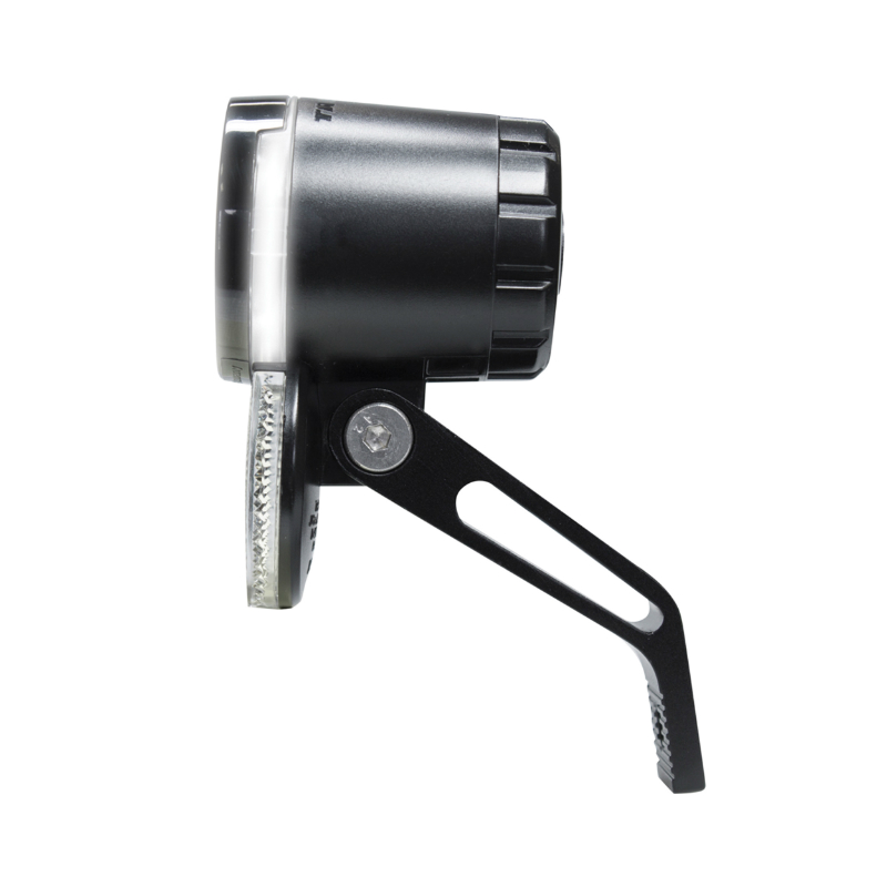 Eclairage velo vae - e-bike avant sur fourche Trelock LS230 bike-i 6-12V 20LUX noir - pour voir a 40M et visible a 2KMS - vue 2