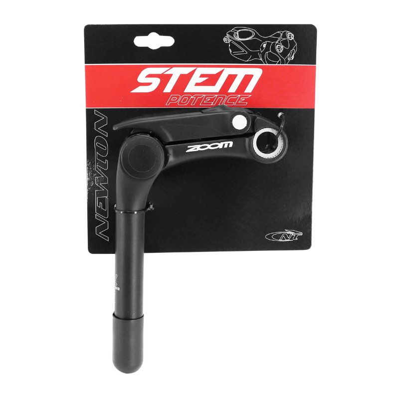Potence city à plongeur réglable pour cintre 25,4 mm 115 mm noir (plongeur 180 mm) sans outil Newton - vue 4