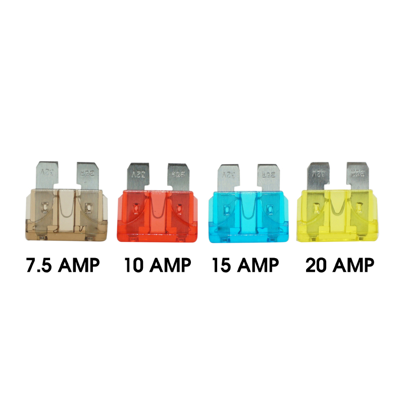 Fusible plat enfichable standard 7,5 - 10 - 15 - 20A assortiment P2R boîte de 50 pièces - vue 2