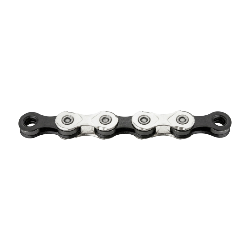 Chaîne vélo 11 vitesses KMC argent-noir 114 maillons compatible Shimano-SRAM