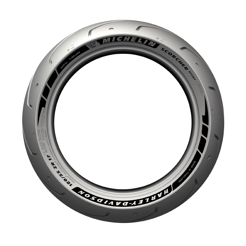 Pneu moto 17'' 180-55-17 Michelin Scorcher Sport arrière radial ZR TL 73W - vue 2
