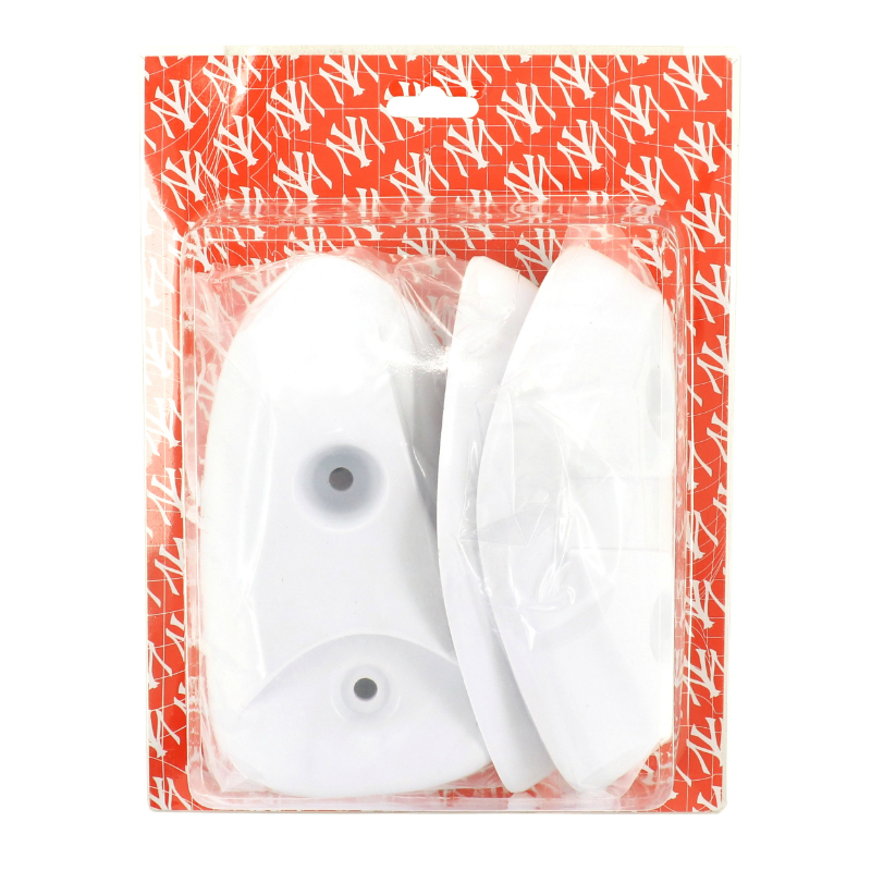 Carénage-pad scooter adaptable MBK 50 Stunt Yamaha 50 Slider blanc (X4) Replay - vue 2