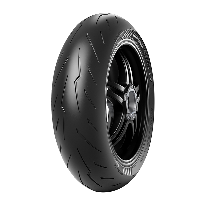 Pneu arrière Pirelli Diablo Rosso IV 180/55ZR17 (73W) TL - vue 2
