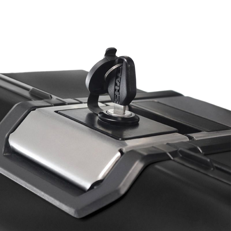 TOP CASE SHAD TR48 TERRA 48L BLACK EDITION AVEC LOCK SYSTEM - CAPACITE 2 CASQUES 1 JET + 1 INTEGRAL (Platine vendue séparemment) (D0TR48100B) - vue 3