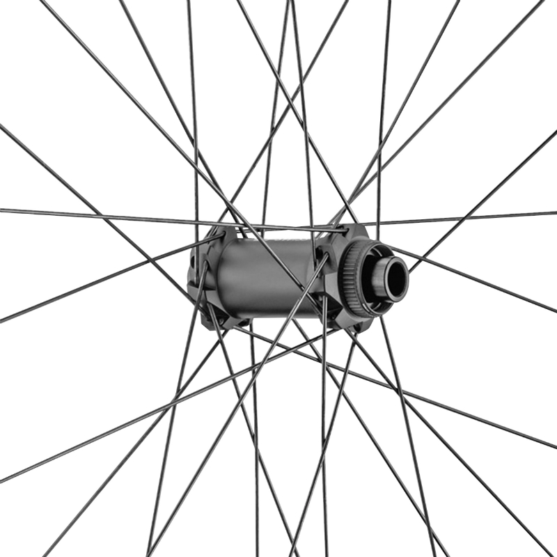 Roue VTT disque 29" Dt Swiss H1900 boost tubeless ready vae centerlock avant noir axe traversant 15-110 - jante 30C - resiste poids 150KGS - compatible enduro - vue 2