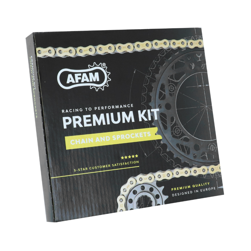 Kit chaîne AFAM 428 14X52 Yamaha MT-125 / XSR 125 2020+ - vue 2