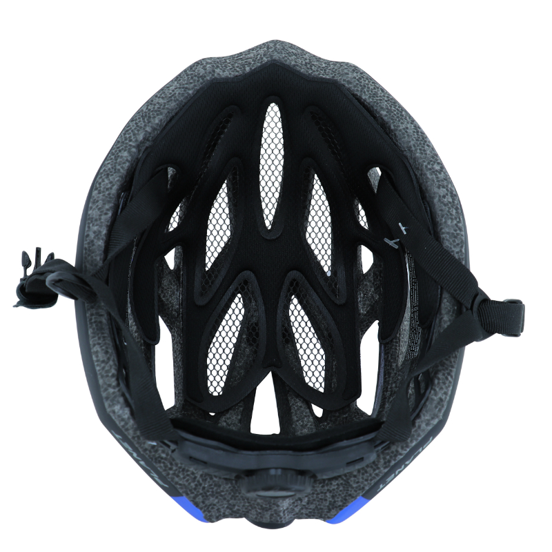 Casque vélo adulte GIST Route Planet noir-bleu mat in-mold 58-62 cm - vue 7