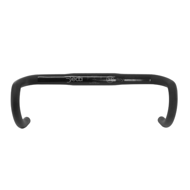 Cintre route Deda M35 aluminium noir 44 cm (axe-axe 42 cm) pour potence 35 mm - vue 2