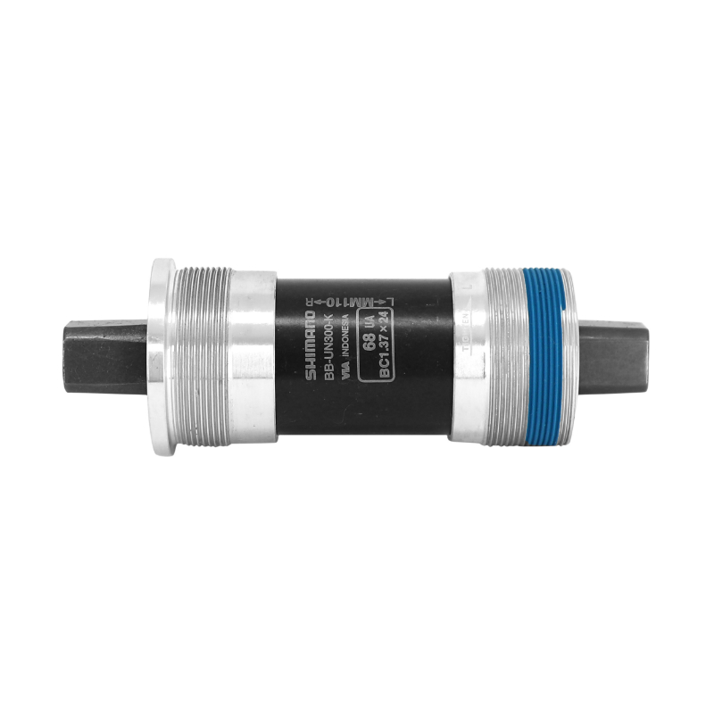 Boitier pedalier Shimano carre UN300 110MM filetage anglais - BSC - 1,37X24 avec carter - vue 2