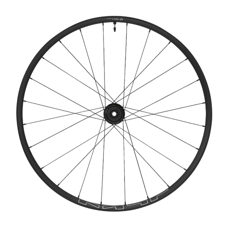 Roue VTT disque 29" Shimano MT601 boost tubeless ready centerlock avant noir axe traversant 15-110 jante 25C - vue 2