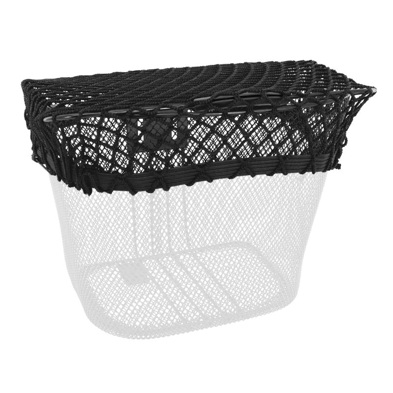 Filet de protection avec 2 fixations taille S-M pour panier avant nid abeille (pour panier dimension maxi 350X300MM) - vue 2
