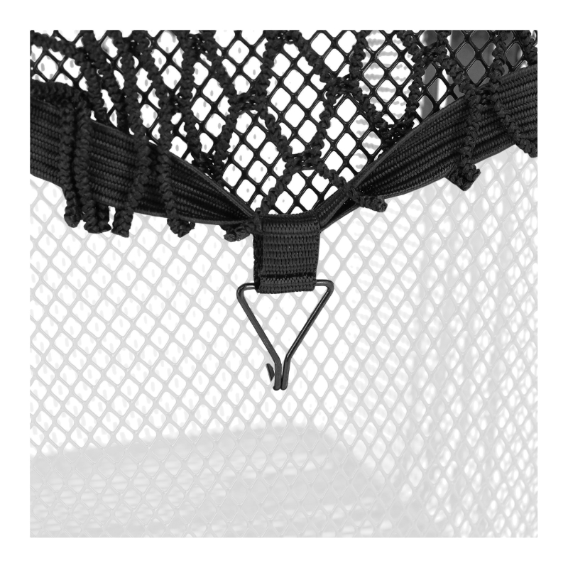 Filet de protection avec 2 fixations taille S-M pour panier avant nid abeille (pour panier dimension maxi 350X300MM) - vue 3