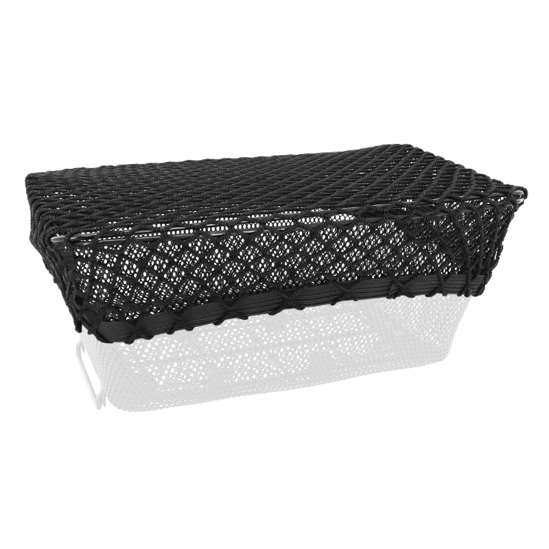 Filet de protection avec 2 fixations taille L-XL pour panier avant nid abeille (pour panier dimension maxi 450X300MM) - vue 2