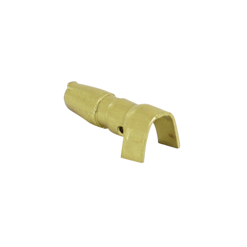 Cosse electrique laiton non isolee cylindrique male diam 4MM pour fil 1.00 a 2.50MM2 (vendu au sachet de 100 pieces) -selection P2R - vue 3