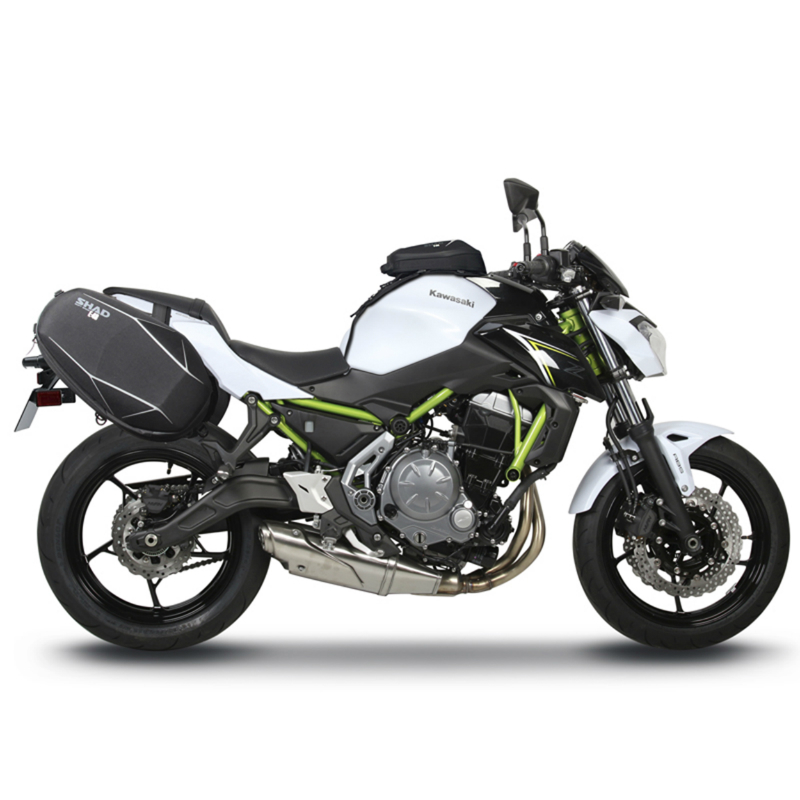 Fixation sacoche latérale SHAD pour Kawasaki Z650 et Ninja 650 2016+ (K0Z667SE)