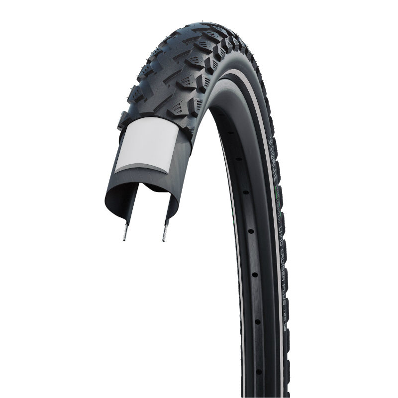 Pneu VTT Schwalbe Land Cruiser Plus 29 x 2.15 TR noir (55-622) renfort Puncture-Guard compatible VAE - vue 3