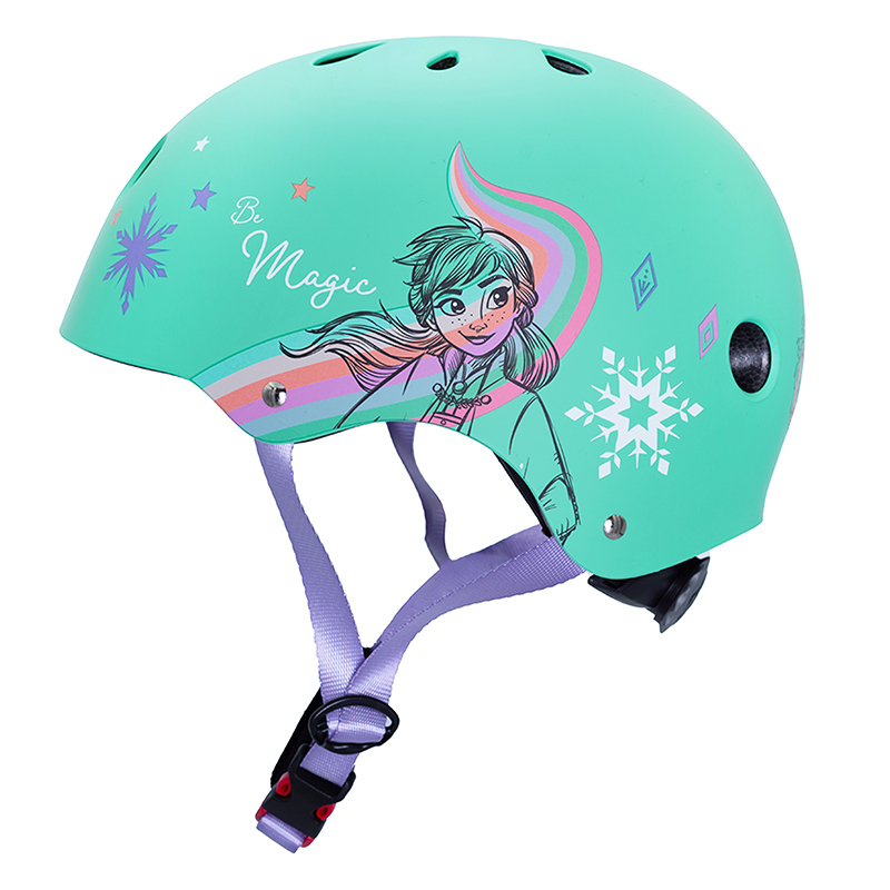 Casque vélo enfant Disney La Reine des Neiges V3 Frozen vert d'eau 52-56 - vue 2