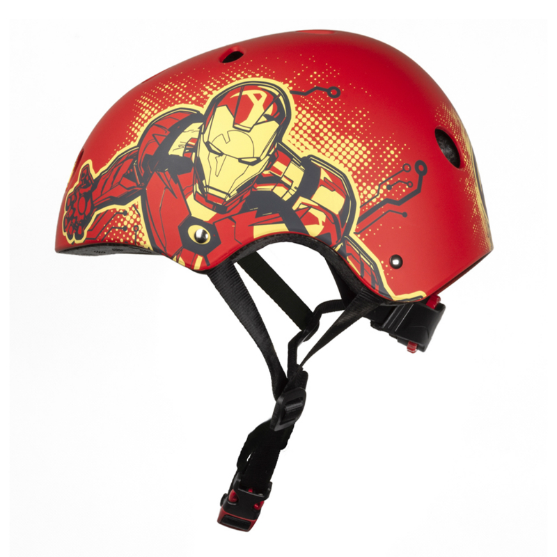Casque vélo enfant Disney Marvel Iron Man rouge 54-58 cm - vue 3