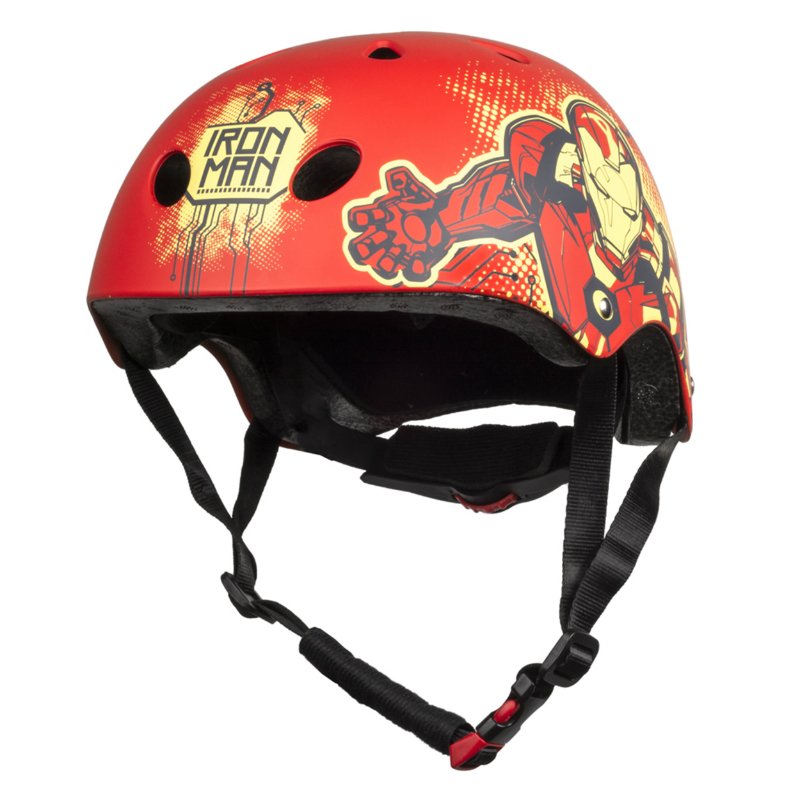 Casque vélo enfant Disney Marvel Iron Man rouge 54-58 cm - vue 4