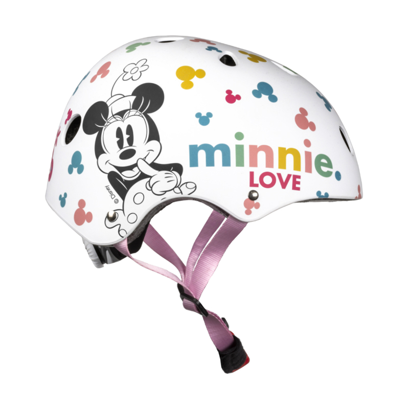 Casque vélo enfant Disney Minnie blanc taille 54-58 - vue 2
