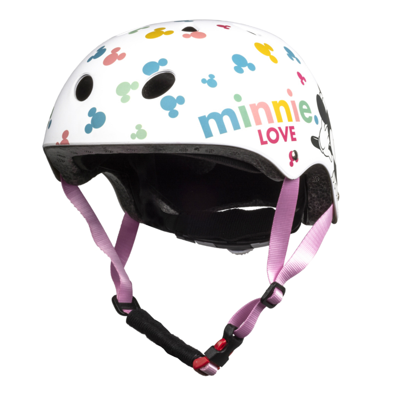 Casque vélo enfant Disney Minnie blanc taille 54-58 - vue 4